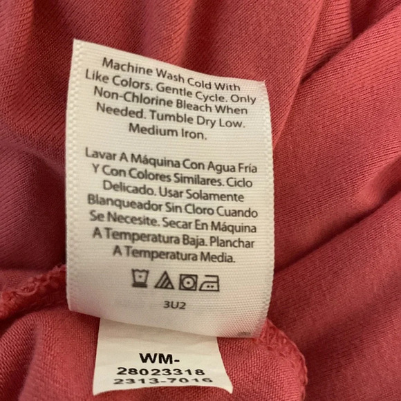 Time & Tru Knit Dress Sleeveless Size 20 Faded Rose Color NWT - Picture 6 of 9